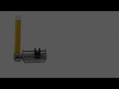 Precisie 8mm Dia Micro Slider Stepper Motor 22mm de Schuif van het Lengtekoper met Lineaire Steun